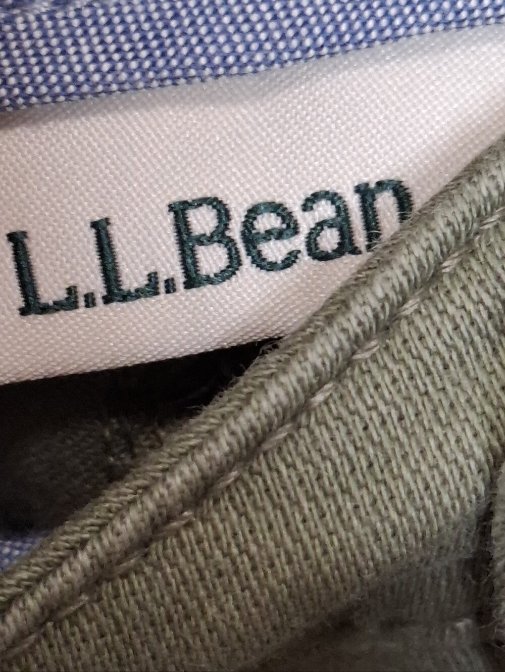 LL Bean Womens Cargo Shorts Green Size 18 - Picture 6 of 9